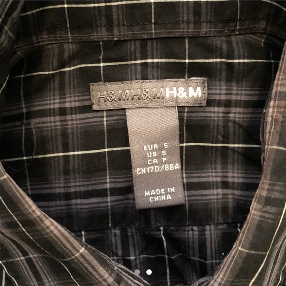 H&M Shirts Mens Slim Fit Shirt Poshmark